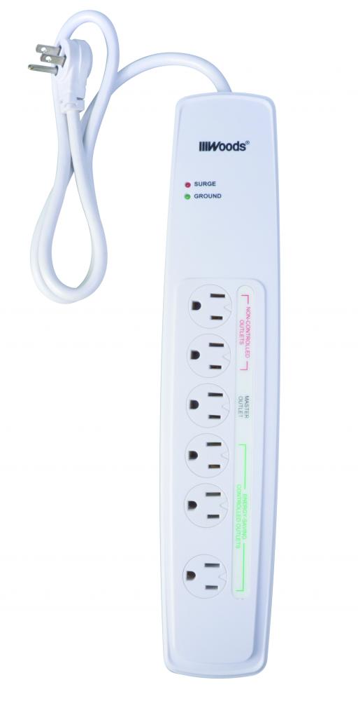SURGE- ENGY SAVING 6-OUT 3' CORD 1780J
