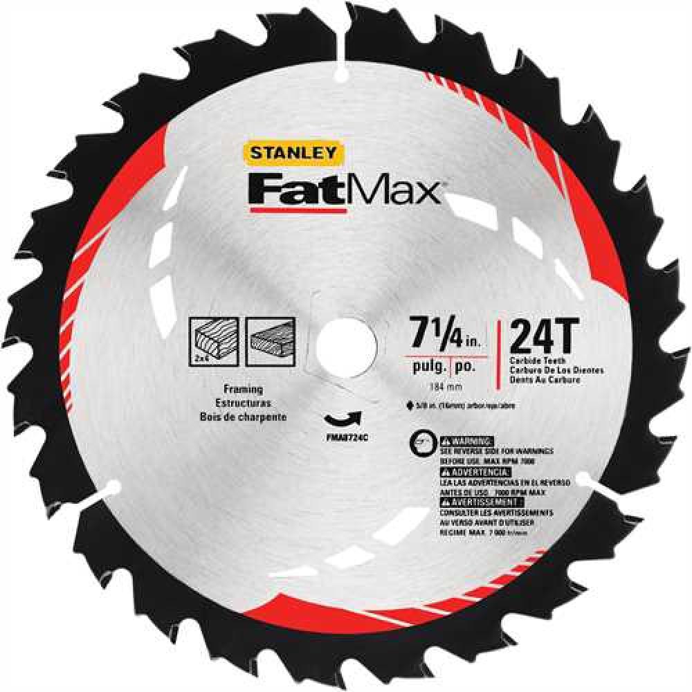 7-1/4" 24T Circular Saw Blade