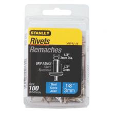 Stanley PSS42-1B - 100 pk 1/8 in x 1/8 in Steel Rivets