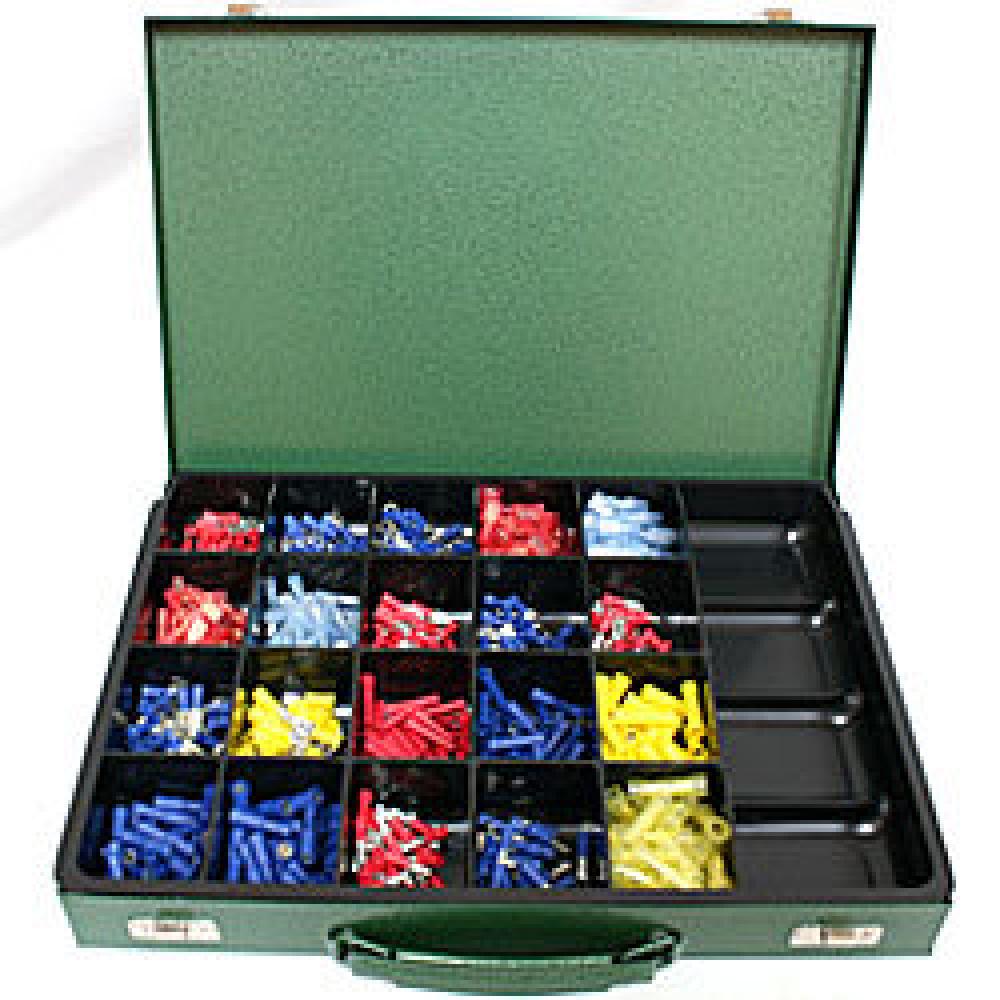 KSPEC TERMINAL ASST KIT 500PC METAL BOX