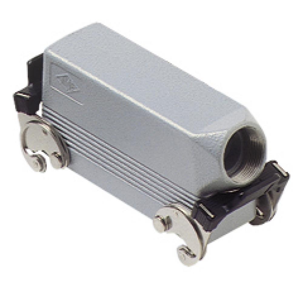 HOOD - 24P+Ground    DOUBLE LEVERS  SIDE ENTRY  CABLE GLAND PG 21