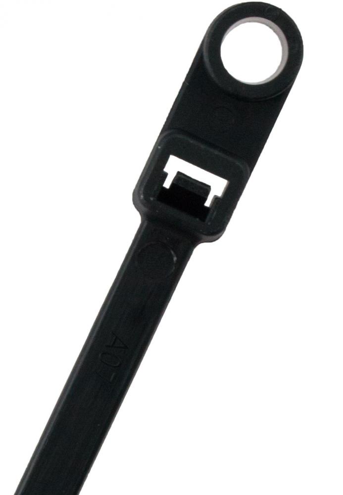 KSPEC CBL TIE STD 6Inch 40LB MTG HD BLACK 100PK