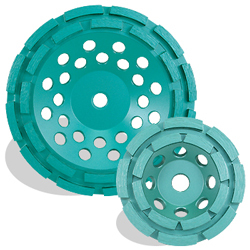 7 x 7/8, 5/8 Pearl P4™ Concrete & Masonry Cup Wheel, Double Row