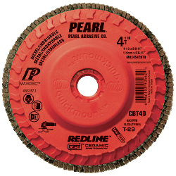 4-1/2 x 5/8-11 Redline™ CBT™ Maxidisc™ Trim Flap Discs, T-29, CBT40