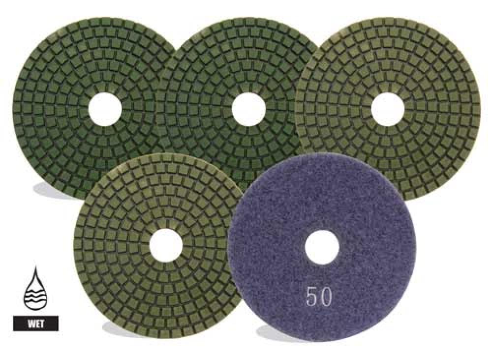SPS4050 4" 50 GRIT WET PAD POLISHING