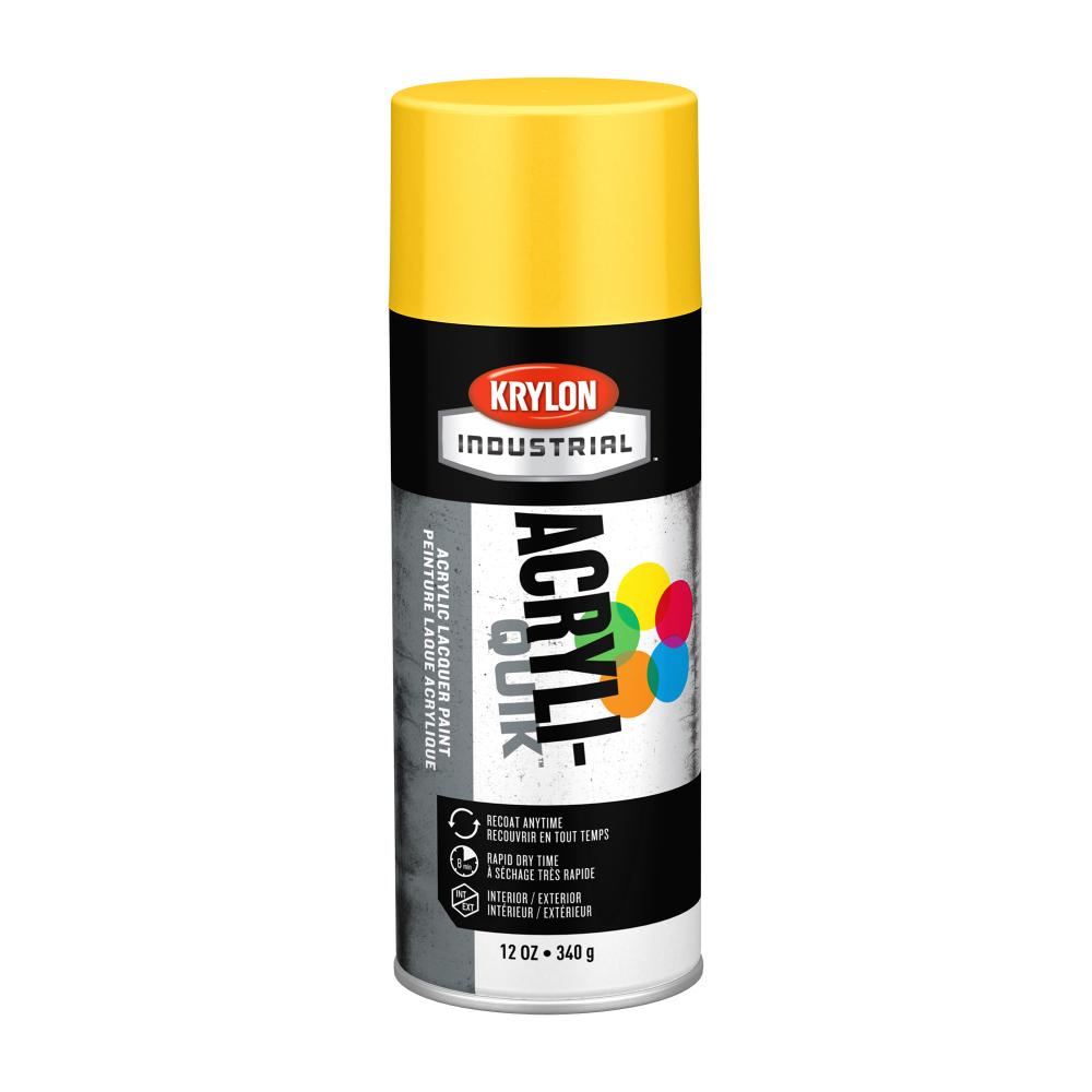 Krylon Industrial Acryli-Quik, Daisy Yellow, 12 oz.