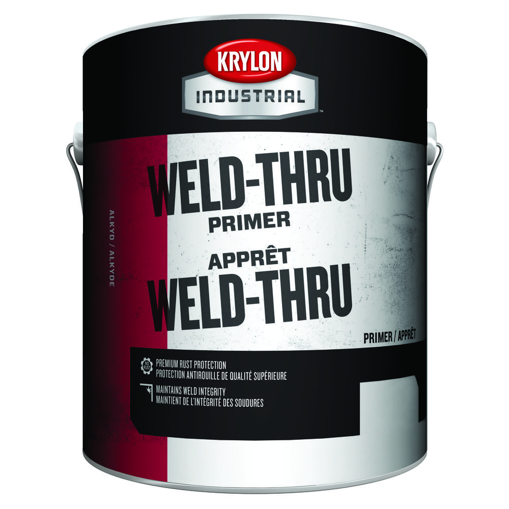 Krylon Industrial Weld-Thru Primer, Gray, 1 Gallon