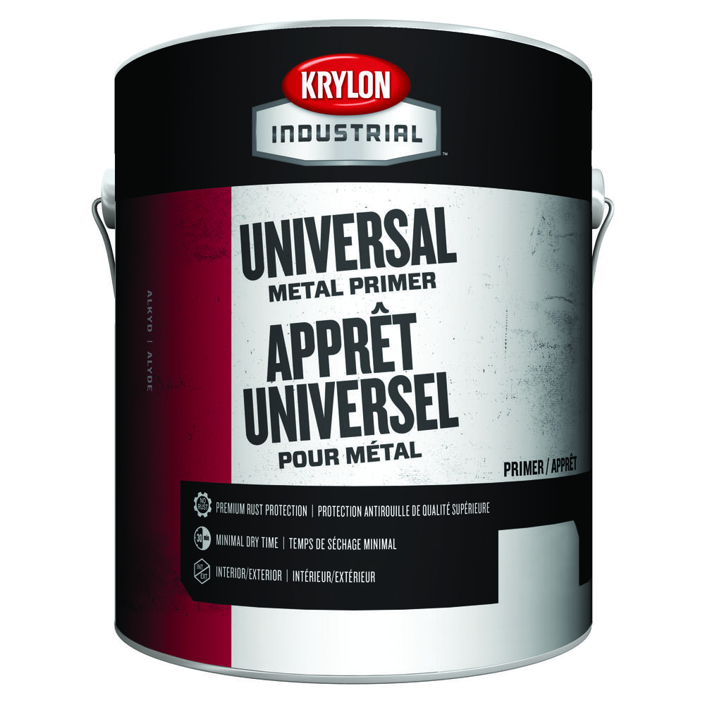 Krylon Industrial Universal Metal Primer, White, Gallon