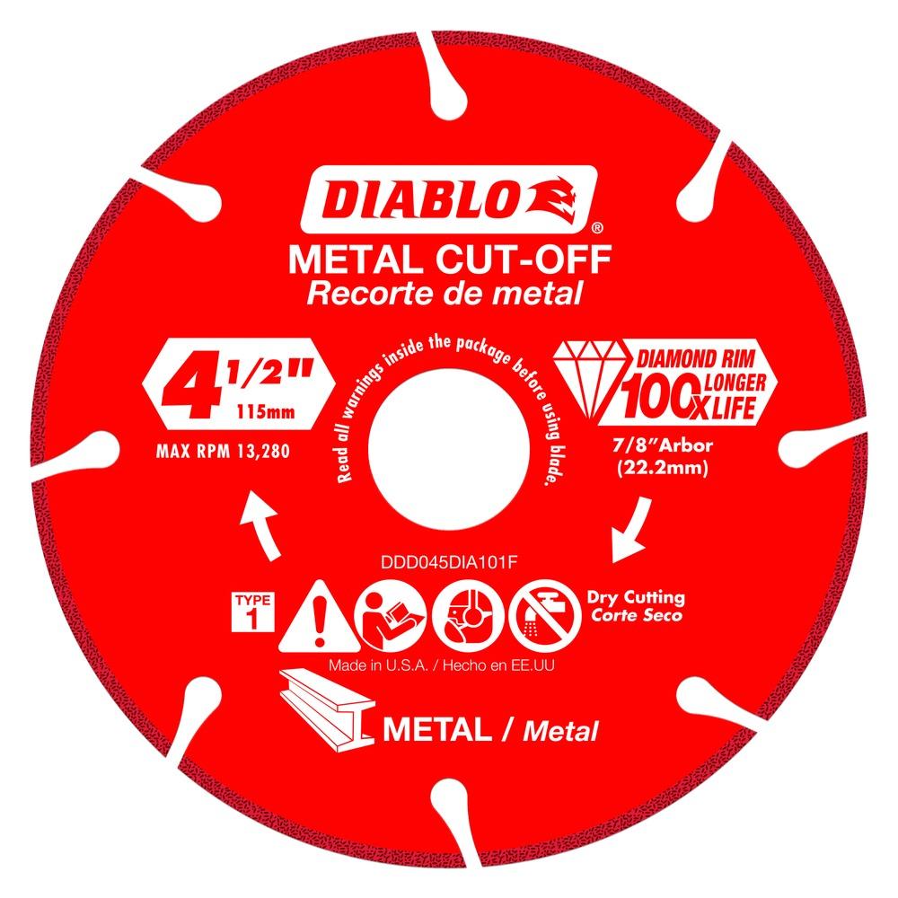 4-1/2 in. Diamond Metal Cut-Off Blade
