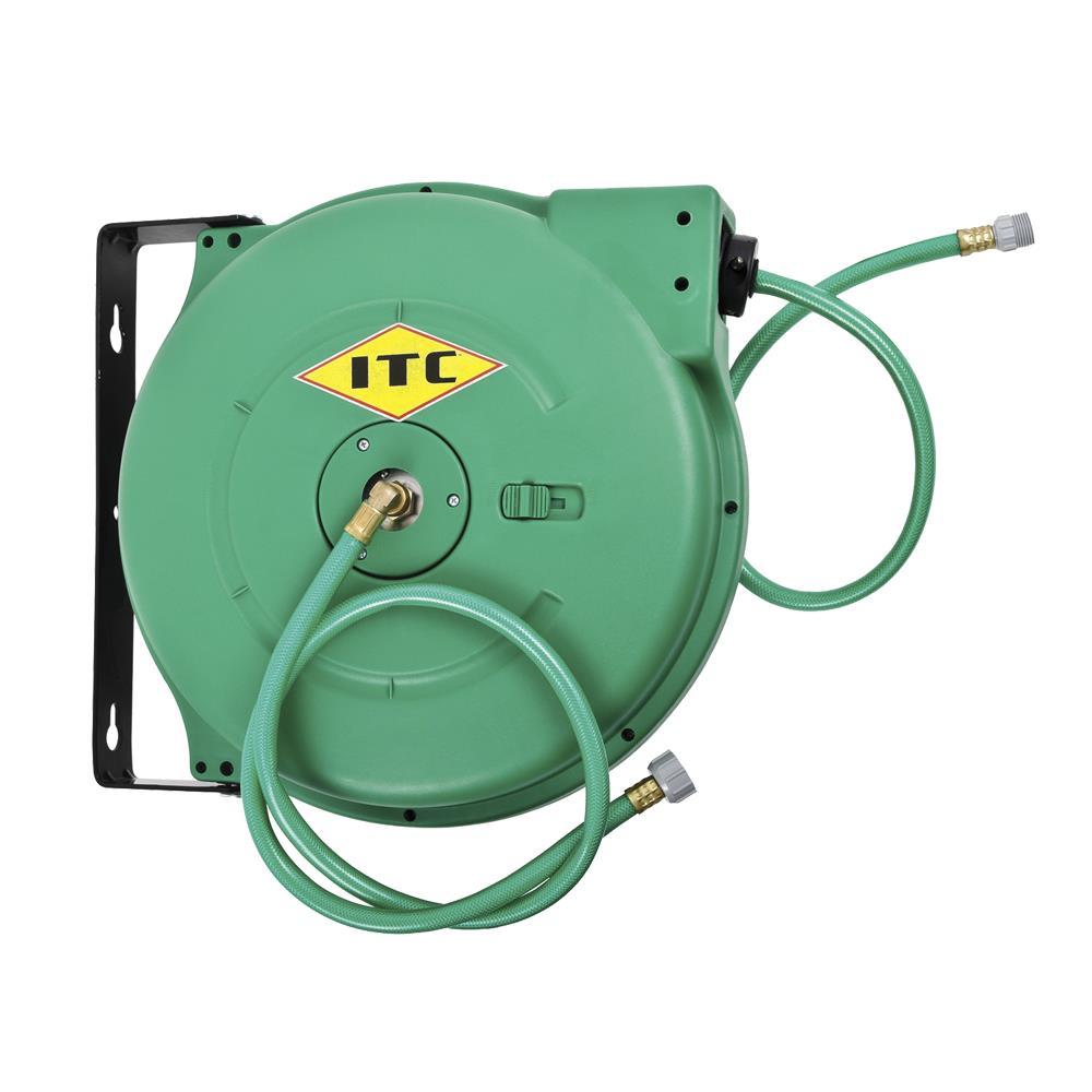 1/2" x 65' Retractable Water Hose Reel - Polypropylene