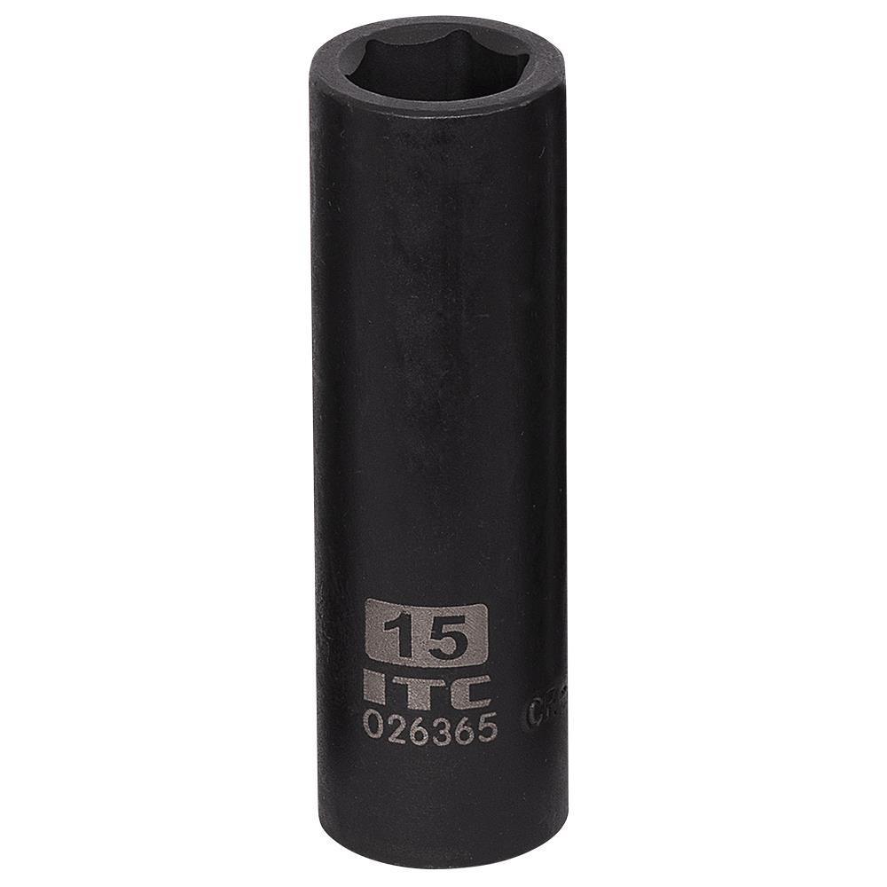 1/2" DR x 15 mm Deep Impact Socket - 6 Point