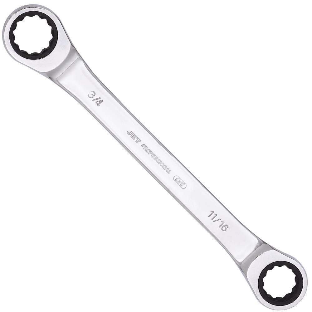 Ratcheting Double Box Wrench - 11/16â? x 3"