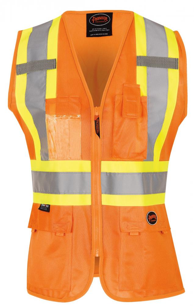 Women's Safety Vest Tricot Poly Interlock