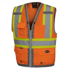 Pioneer V1010250U-3XL - Mesh Back Zip-Front Surveyor’s Safety Vests