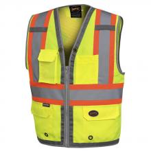 Pioneer V1010260U-2XL - Mesh Back Zip-Front Surveyor’s Safety Vests