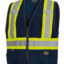 Pioneer V1021580U-2/3XL - Hi-Vis Safety Vests with Adjustable Sides