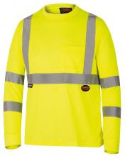 Pioneer V1054260U-XL - Bird's-Eye Long-Sleeved Safety Shirts