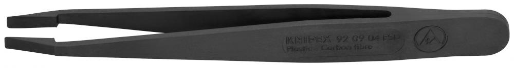 4 1/2" Plastic Gripping Tweezers-Blunt Tips-ESD