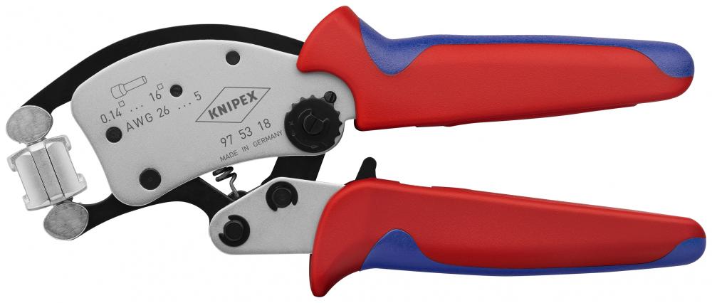 8" KNIPEX Twistor®16 Self-Adjusting Crimping Pliers For Wire Ferrules