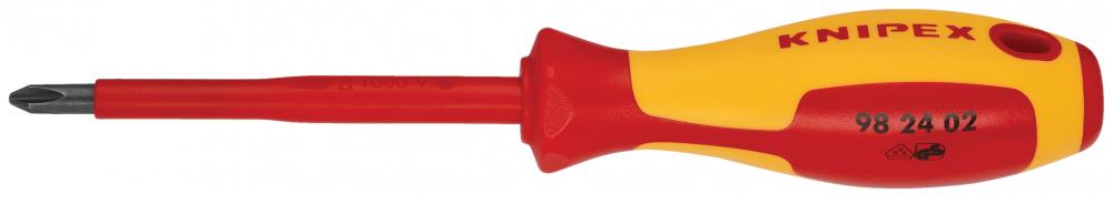 Phillips Screwdriver, 4"-1000V Insulated, P2